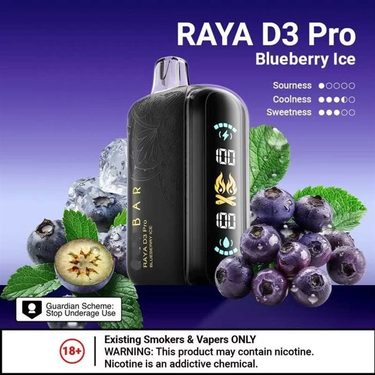 Elf-Raya-D3-PRO-30000-Puffs-Bood-E-Smart-Vast-Te6000-32K-36000-Disposable-E-Cigarette-E-Sigaret-Small-Hookah-Price-Bar-Disposable-Vape_ELF BAR RAYA D3 PRO