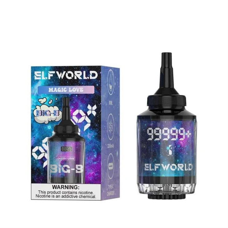 ELFWORLD DOUBLE MOUTHED GIANT HOOKAH 99999+ Puff 11