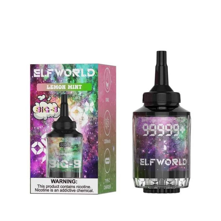 ELFWORLD DOUBLE MOUTHED GIANT HOOKAH 99999+ Puff 2