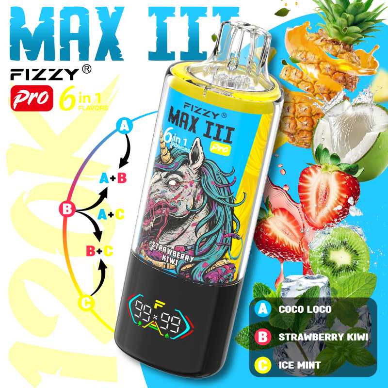 10 Coco LocoStrawberry Kiwi Fizzy 120K