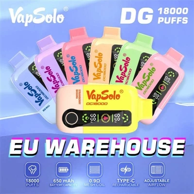 Cén fáth a bhfuil vapsolo DG 18000 puffs mar an táirge is fearr le haghaidh d...