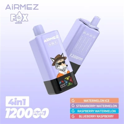 Airmez Fox 120000, An Táirge PUFFS is Mó sa Trádstóras Eorpach faoi láthair