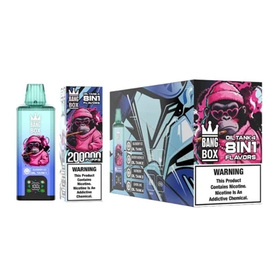 BANG BOX 200K Vape Indiúscartha - An Rogha is Fearr d'Úsáid Ard-Acmhainne, In...