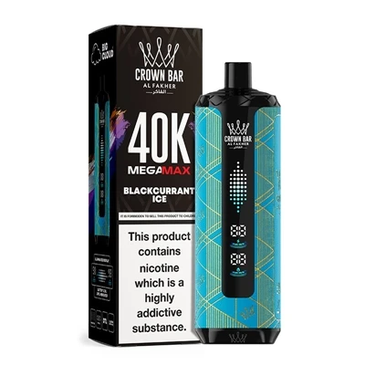 Toitín 40K DTL Indiúscartha E-i ndáiríre - AL Fakher Crown Bar MegaMax 40K