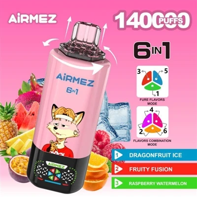 Airmez Fox 140000: Ag tabhairt isteach i Ré Nua Vape Indiúscartha