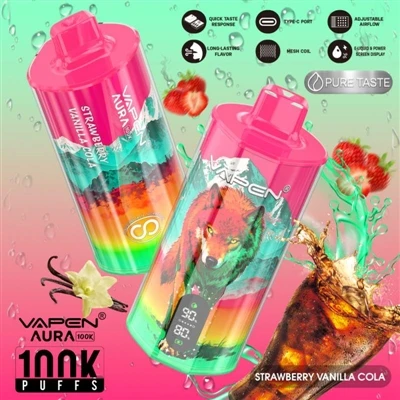 VAPEN AURA PUFFS 100K – An Giuirléid Deiridh Do Dhaoine Óga