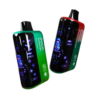 POCO SNOWMAN 70000 PUFFS: Nuair a Thosaíonn Toitín E--Chun do Ghnáthamh Laeth...