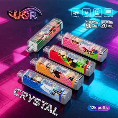 UOR Crystal 12K: Taithí Ghairmiúil i Vape Indiúscartha