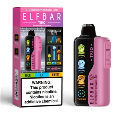 PUFFS 40K ELFBAR TRIO: Ag Ath-shainmhíniú Marthanacht agus Pléisiúir Vape Ind...