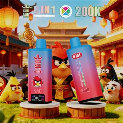 BANG KING VAPEN 200K 8IN1: Eispéireas Deiridh an E-toitíní le Blasanna Iolrac...