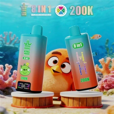 BANG KING VAPEN 200K 8IN1: Eispéireas Deiridh an E-toitíní le Blasanna Iolrac...