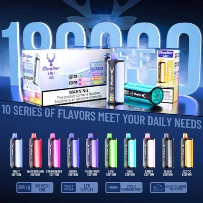 Barra Damh 6in1 180K Puffs: Gléas Nach maith A Bheith Tú Ag Coinneáil Leis, A...