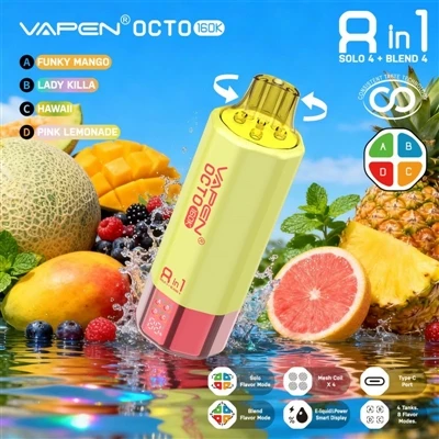 Clúimh Vapen Octo 160K 8-in-1: Nuair nach Gimicín a Bhlaiseadh Níos Mó Ach Ei...