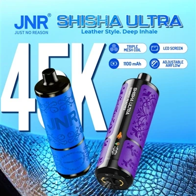 JNR SHISHA ULTRA 45000: Ard-Tá Vapes Indiúscartha Deiridh ag Teacht isteach i...