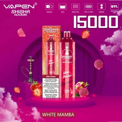 VAPEN SHISHA HOOKAH 15000: Acmhainn Ard-E-Toitíní a Chuireann Eispéireas Hook...