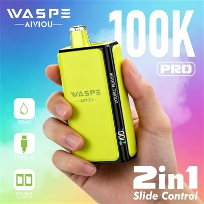 Waspe Double Flavor 100K Pro: Nuair a thosaíonn an Vaping Ag rá Níl le 'Tornapa'