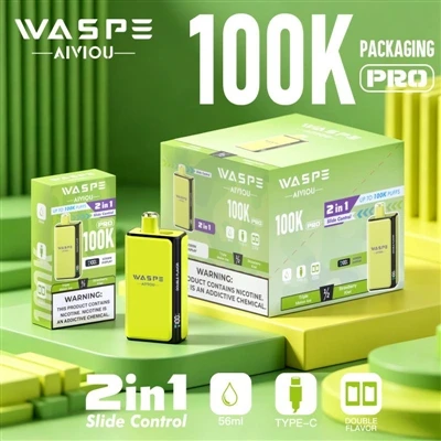 Waspe Double Flavor 100K Pro: Nuair a thosaíonn Vapes Indiúscartha ag rá Níl ...
