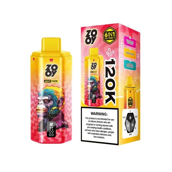ZOOY VAPE 6 IN 1 120K PUFFS best